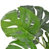 VidaXL Artificial Plant Monstera with Pot Green 39.4 in. - 2 of 2