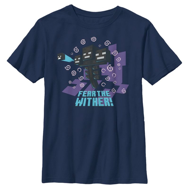 Boy's Minecraft Fear the Wither T-Shirt, 1 of 5
