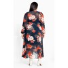 Women's Plus Size Sadie Maxi Dress - navy | CITY CHIC - 3 of 4