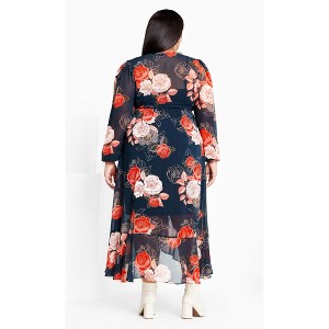 Women's Plus Size Sadie Maxi Dress - navy | CITY CHIC - 1 of 4