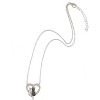 Wrapables Black and White Cat Lovers Heart Pendant Necklace - 4 of 4