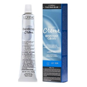 L'Oreal Technique EXCELLENCE CREME GRAY COVERAGE Loreal Permanent Haircolor Dye Hair Color - 1 of 2