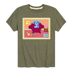 Boys' - Blue's Clues & You! - Blue Polaroid Short Sleeve Graphic T-Shirt - 1 of 4