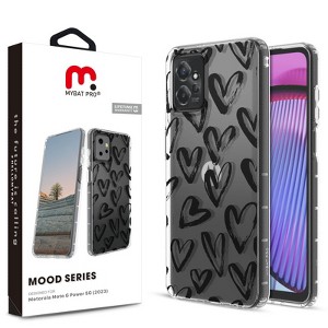 MyBat Pro Mood Series Case for Motorola Moto G Power 5G (2023) - Neon Butterflies - 1 of 4