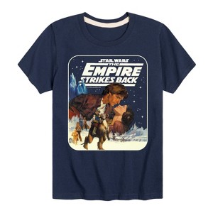 Boys' - Star Wars - Han Leia Poster Short Sleeve Graphic T-Shirt - 1 of 4