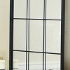 VIP Metal 47 in. Black Framed Wall Mirror - 4 of 4