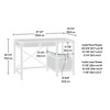 NicBex Compact Design Computer Desk Sleek Minimalist Style Gaming Desk with Hidden Flip-Down Keyboard Tray for Office, Study - 4 of 4