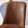 NicBex Dining Table Set Wood-Textured MDF Dining Table with Brown Suede Chairs for Kitchen - 4 of 4