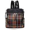 MKF Collection Nishi Women's Plaid Backpack Bag by Mia K - 2 of 4