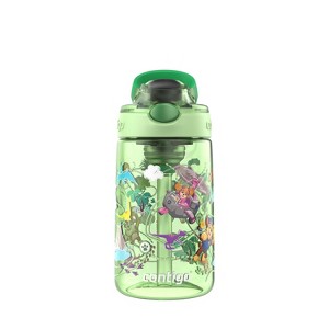 Contigo 14oz Plastic Paw Patrol Kids' Dino Treks Aubrey Cleanable Autospout Water Bottle Green - 1 of 4
