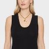 Leaf Charm and Gold Chain - A New Day™ Gold - 2 of 4