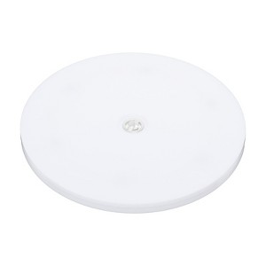 Unique Bargains 360 Degree Rotating Anti-slip High-strength Plastic Durable White Swivel Stand 1 Pc - 1 of 4