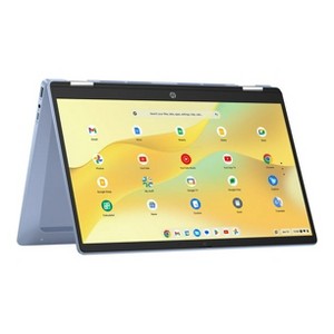 Refurbished: HP Chromebook x360 14b-cd 14" FHD 2-in-1 Touch Intel N100 1.0GHz 4GB 64GB Chrome - Manufacturer Refurbished - 1 of 4