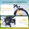 26" 500W Mountain Electric Bike with 48V/13Ah Removable Battery - 3 of 4