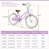 Costway 18'' Kids Bike Toddler Bicycle with Training Wheel Kickstand for 4-8 Years Old Purple/Pink/Turquoise/Blue/Beige/Green - 3 of 4