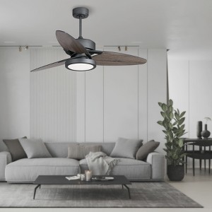 Gulches Light Pro 52 in LED Indoor Jet Black Smart Ceiling Fan with Light Kit and Reversible DC Motor - 1 of 4