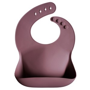 Mushie Silicone Baby Bib - 1 of 4