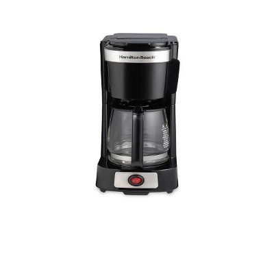 Gourmia 5 Cup Programmable Drip Coffee Maker With Brew Later Black