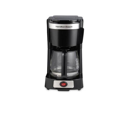 Mainstays 5 Cup Black Coffee Maker with Removable Filter Basket  Camping coffee  maker, Single serve coffee makers, 1 cup coffee maker