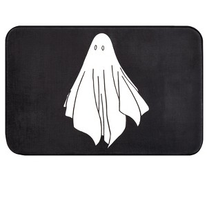 The Lakeside Collection Halloween Ghost Bath Collection - Memory Foam Rug - 1 of 2