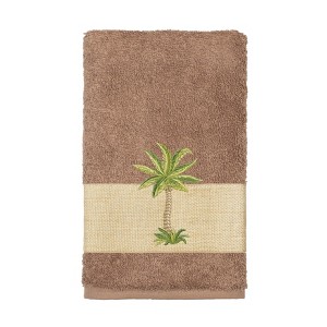 Linum Home Textiles 100% Turkish Cotton COLTON Embellished Towel Set - 1 of 2