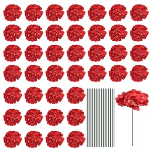 Unique Bargains Wedding Centerpieces Decoration Silk Artificial Hydrangea Flowers - 1 of 4
