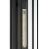 Possini Euro Design Jericho Modern Wall Light Sconce Textured Black Hardwire 7" Fixture Clear Glass for Bedroom Bathroom Vanity Reading Living Room - 3 of 4