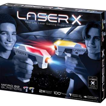 Laser X Two Player Micro B2 Blaster Laser Tag Gaming Set