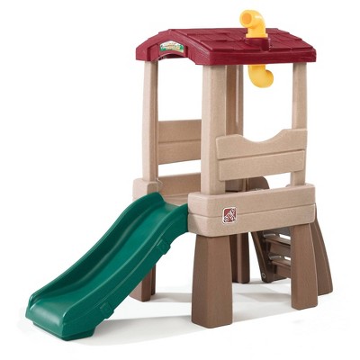 Step2 naturally playful clubhouse climber with two slides online