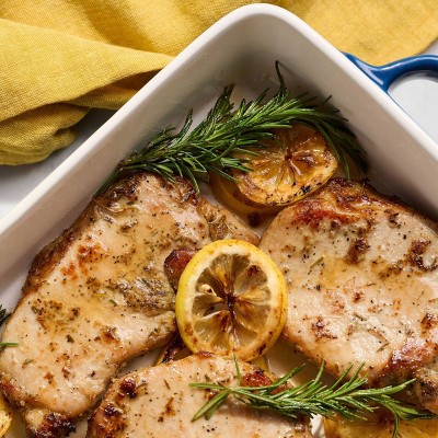 True Story Thick Cut Boneless Pork Loin Chop Rosemary Citrus - 10oz
