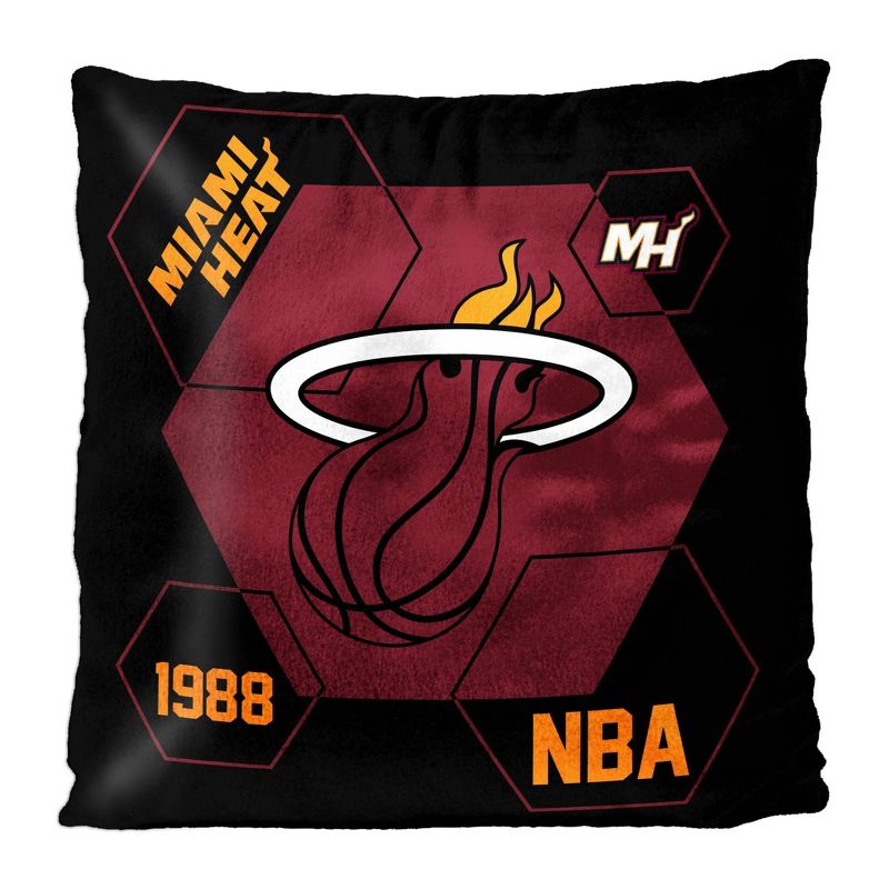 NBA Miami Heat Connector Velvet Reverse Pillow, 1 of 4