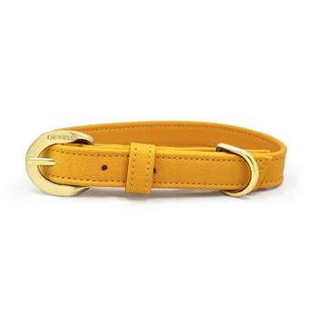 DIPHDA Luxury Pet Collar – Durable Eco-friendly Vegan Cactus Leather Adjustable Dog Collar & Cat