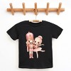 Pink Nutcracker Ballerina - Youth Short Sleeve Graphic T-Shirt and Toddler Short Sleeve Graphic T-Shirt - 2 of 3