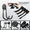 Munora 6-Piece Heavy Duty Garage Hook Set - Wall-Mounted Steel Storage Hooks with Nylon Straps for Tools, Ladders & Bulk Items - 3 of 4