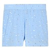 Sleep On It Girls 2-Piece Short-Sleeve Jersey Pajama Shorts Set with Matching Hair Scrunchie - 3 of 4