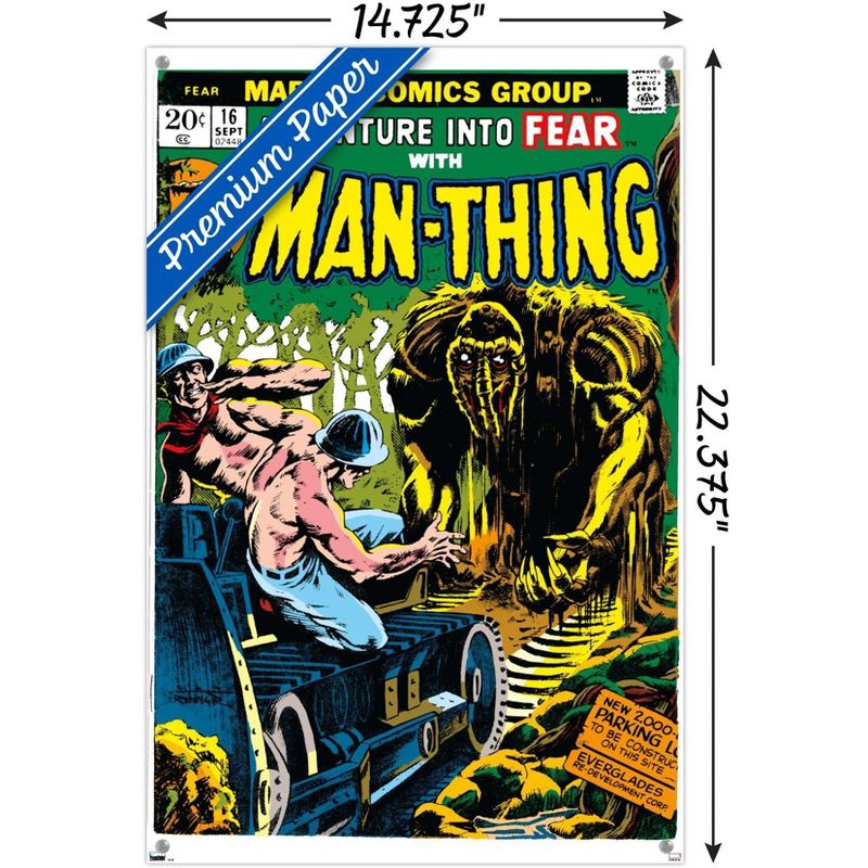Trends International Marvel Comics: Man-Thing #16 Unframed Wall Poster Prints, 3 of 7