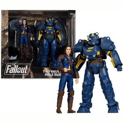 McFarlane Toys - McFarlane Toys - Fallout 4 - 7" T-60 Vault Tec & Sole Survivor Action Figure 2-Pack