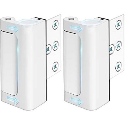 DOMETOUR Door Lock for Front Door Kids Safety Home Security Door Reinforcement Locks for Top of Inside Flip for Night Bedrooms Apartment