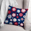 Creative Products Patriotic Flower Doodle 18 x 18 Indoor / Outdoor Pillow - 3 of 3