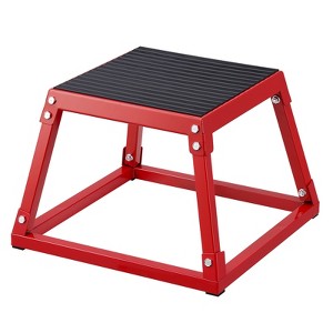 VEVOR Plyometric Jump Box, 12 Inch Plyo Box, Steel Plyometric Platform and Jumping Agility Box, Anti-Slip Fitness Exercise Step Up Box - 1 of 4