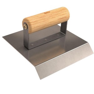 Bon Tool 12-864 Chamfer - Stainless Steel 6-inch X 6-inch Wood Handle - 1 of 4