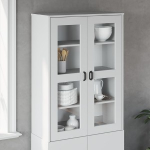 vidaXL Top for Highboard VIKEN White Engineered Wood - 1 of 4