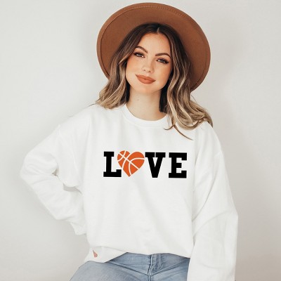 Simply Sage Market Women's Graphic Sweatshirt Love Basketball