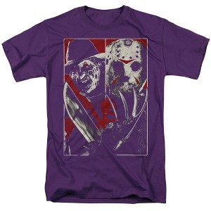 Freddy Vs Jason Vs Adult T-Shirt - 1 of 4