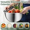Itopfox Stainless Steel Mixing Bowls with Lids Set, 16PCS Nesting Storage Bowls with Colander, Strainer & Grater for Kitchen - 3 of 4