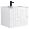 Citiscape Modern Bathroom Vanity with Textured Drawer Fronts - 2 of 4