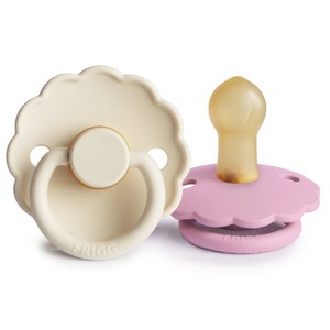FRIGG Daisy Natural Rubber Pacifier 2-Pack - 1 of 4