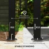 Resenkos Outdoor Garden Gazebo, Sunshade Gazebo Canopy,10' x 20' Wall-Mounted Outdoor Pergola Canopy with Drainage Holes, Dark Gray - 3 of 4
