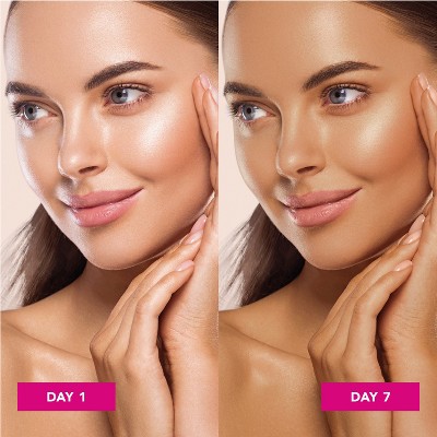 Jergens Natural Glow Face Moisturizer Fair To Medium Tone, Self Tanner, Daily Face Sunscreen - SPF 20 - 2 fl oz