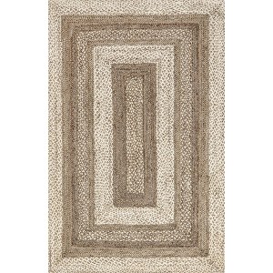 Nuloom Charlene Braided Border Jute Indoor Area Rug - 1 of 4